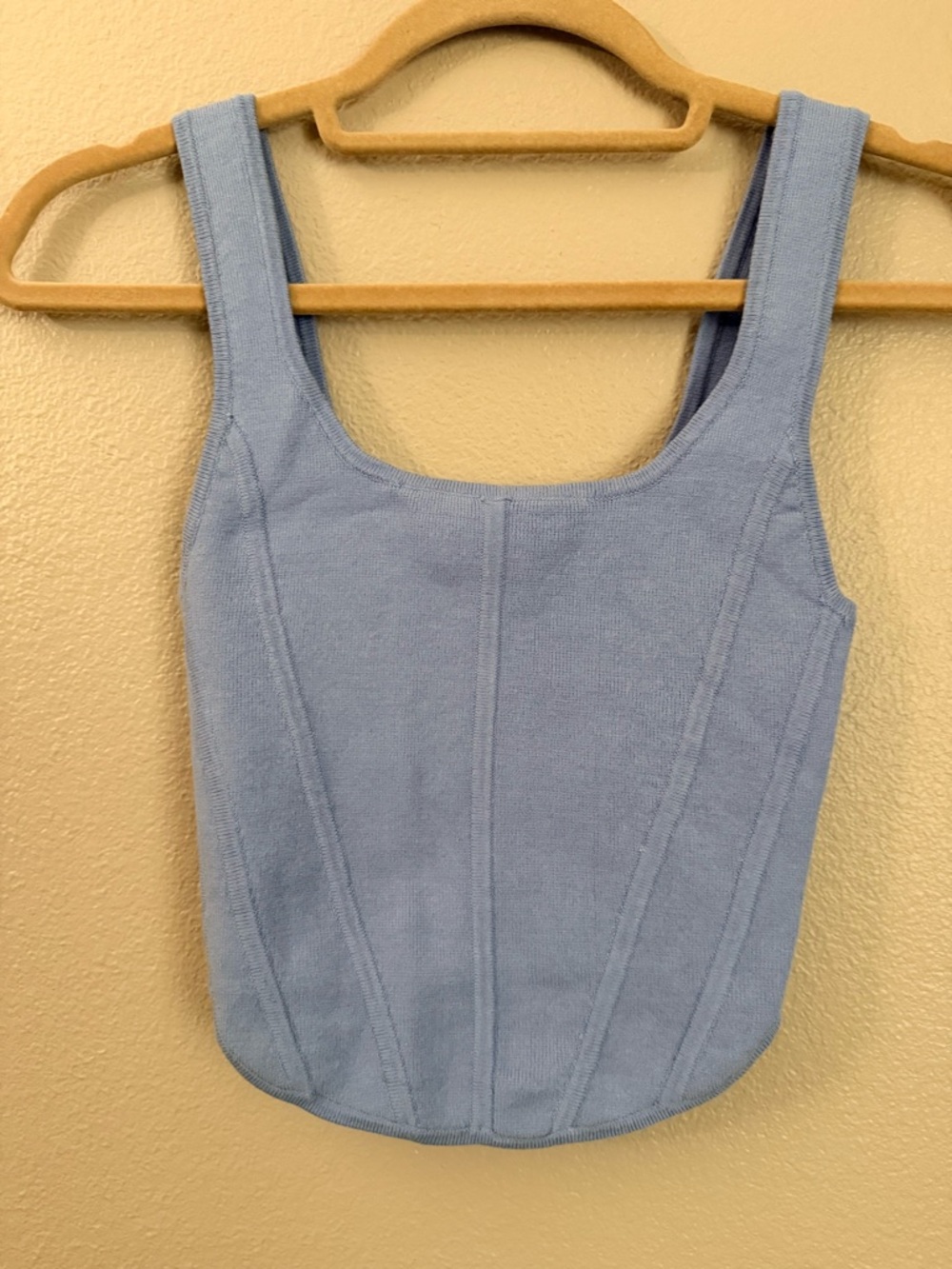 Aritzia Bustier top - periwinkle